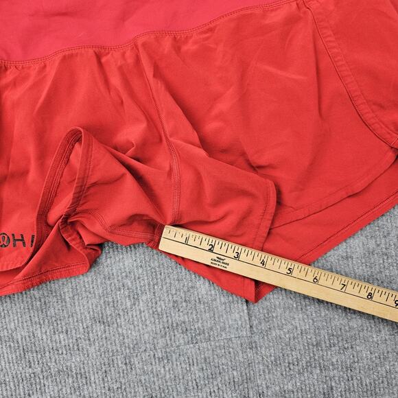 Lululemon Speed Up Shorts Womens 10 Red Aloha Hawaii Collection Rare Lined Run - Picture 4 of 9